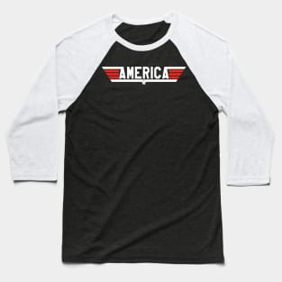 America 4th of July Baseball T-Shirt